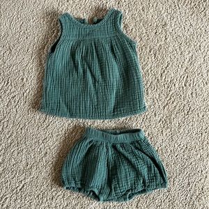 Linen 2-piece set (unisex 12m)